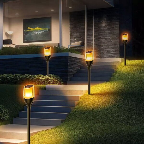 LED solární zápichové svítidlo 60 cm, IP44, 1600 K