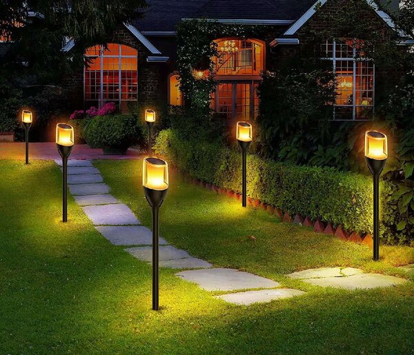 LED solární zápichové svítidlo 60 cm, IP44, 1600 K
