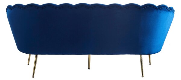 TŘÍMÍSTNÁ POHOVKA, textil, tmavě modrá Livetastic - Pohovky, Online Only
