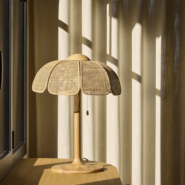 Stolní lampa MARKET SET, Coquillage, Dřevo, Obývací pokoj, Dřevo, Design