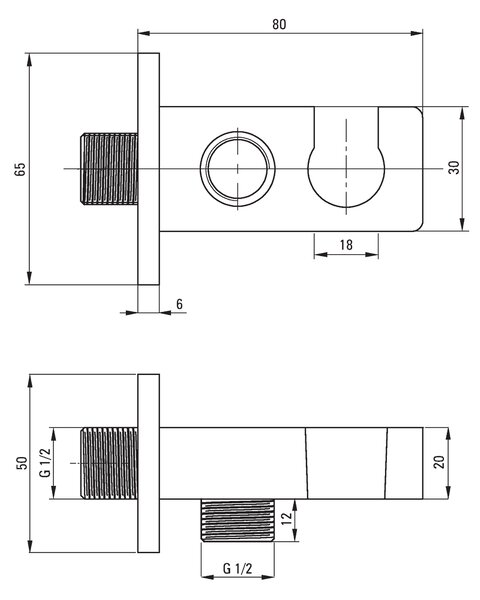 Deante Deante, podomítková termostatická sprchová sestava + BOX, černá, BXYZNECT