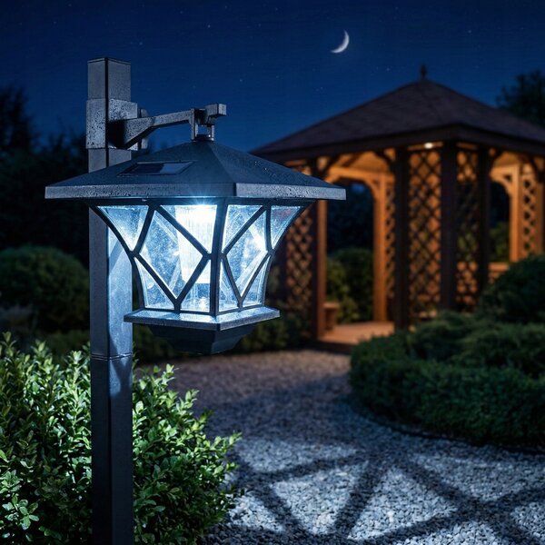 LED solární zápichové svítidlo 1,5 m, IP44