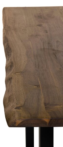 JÍDELNÍ STŮL, akácie, černá, barvy vlašských ořechů, 140/80/75 cm MID.YOU - Jídelní stoly, Online Only