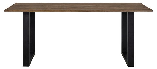 JÍDELNÍ STŮL, akácie, černá, barvy vlašských ořechů, 140/80/75 cm MID.YOU - Jídelní stoly, Online Only