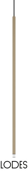 Lodes LED závěsné svítidlo A-Tube Nano L, v.90cm, 1x3W Barva: Matná černá, Teplota světla: 2700K - teplá bílá, Barva kabelu: černá