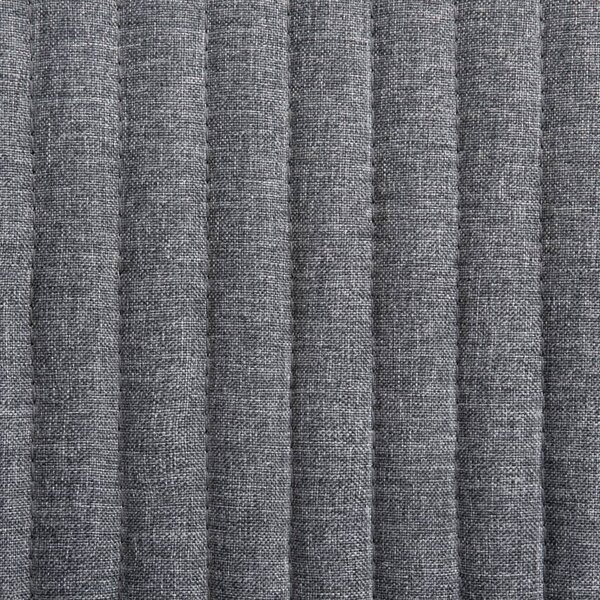 Jídelní židle 2 ks tmavě šedé textil 249808
