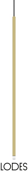 Lodes LED závěsné svítidlo A-Tube Nano L, v.90cm, 1x3W Barva: Matná černá, Teplota světla: 2700K - teplá bílá, Barva kabelu: černá