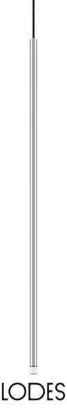 Lodes LED závěsné svítidlo A-Tube Nano L, v.90cm, 1x3W Barva: Matná černá, Teplota světla: 2700K - teplá bílá, Barva kabelu: černá
