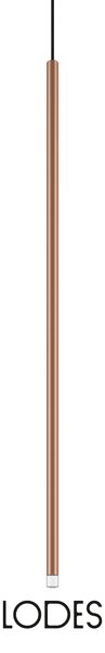 Lodes LED závěsné svítidlo A-Tube Nano L, v.90cm, 1x3W Barva: Matná černá, Teplota světla: 2700K - teplá bílá, Barva kabelu: černá