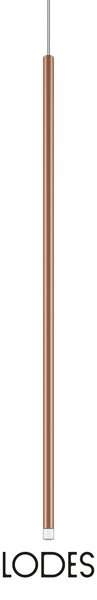 Lodes LED závěsné svítidlo A-Tube Nano L, v.90cm, 1x3W Barva: Matná černá, Teplota světla: 2700K - teplá bílá, Barva kabelu: černá