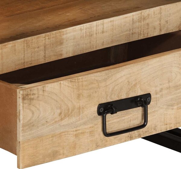 TV stolek 100 x 30 x 45 cm masivní mangovníkové dřevo 249858