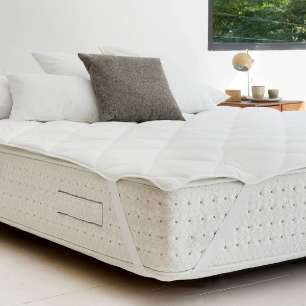 Vrchní matrace s antibakteriální úpravou 400 g/m2 bílá 90x190 cm