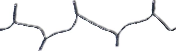 Zimostrázová koule s umělými lístky 27 cm s LED řetězem 2ks 270057