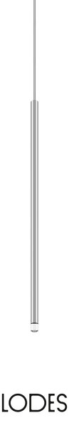 Lodes LED závěsné svítidlo A-Tube Nano M, v.60cm, 1x3W Barva: Matná černá, Teplota světla: 2700K - teplá bílá, Barva kabelu: černá