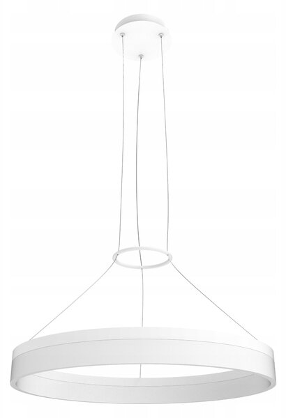 Bílé závěsné LED svítidlo 38 W s mléčným sklem, neutrální bílá