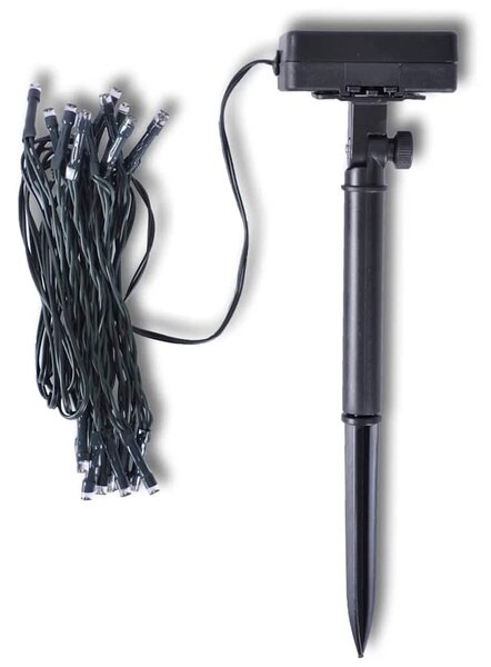 Zimostrázová koule s umělými lístky 27 cm s LED řetězem 2ks 270057