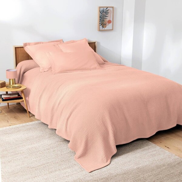 Termo přikrývka s plástovým vzorem 350g/m2 růžová pudrová 150x200 cm