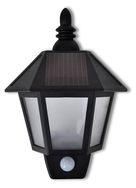 Solární nástěnné svítidlo s pohybovým čidlem 2 ks 270518