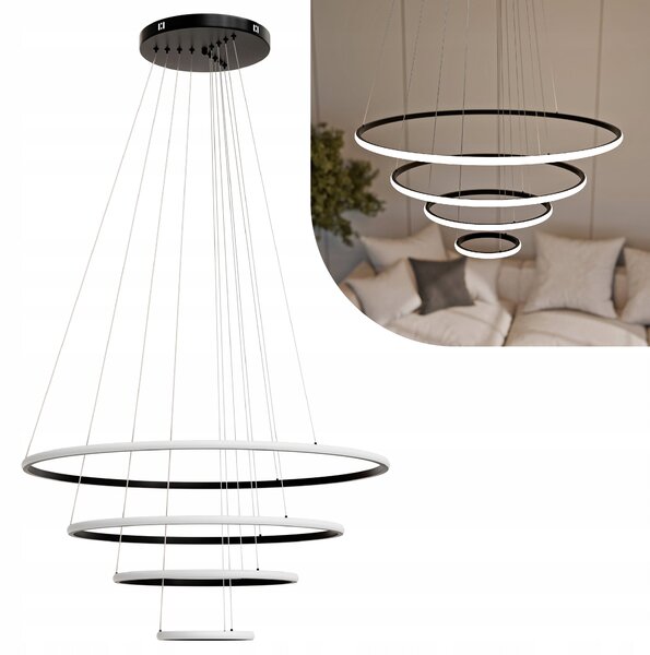 LED závěsné svítidlo 99 W, 7920 lm, neutrální bílá, IP20