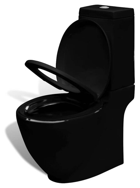 Černá keramická toaleta a bidet 270060