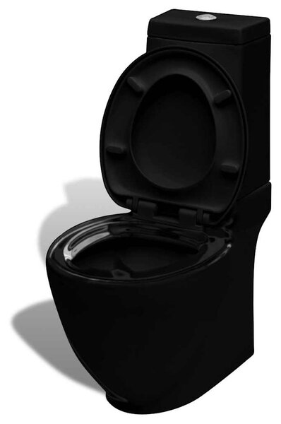 Černá keramická toaleta a bidet 270060