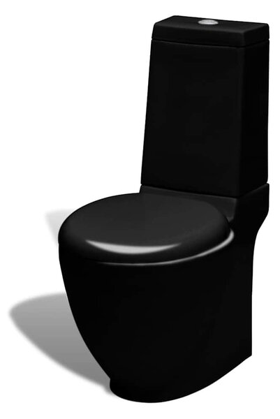 Černá keramická toaleta a bidet 270060