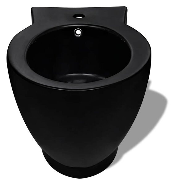 Černá keramická toaleta a bidet 270060