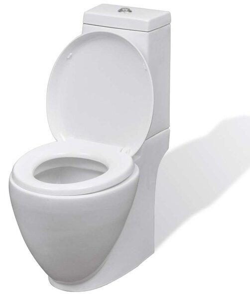 Keramické WC a bidet bílé 270566