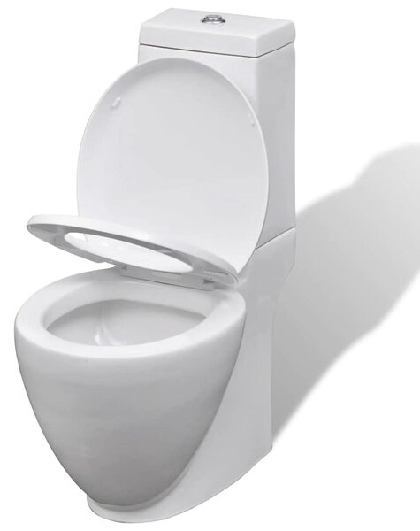 Keramické WC a bidet bílé 270566