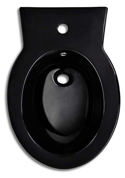 Keramické WC a bidet černé 270567