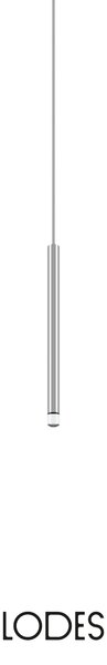 Lodes LED závěsné svítidlo A-Tube Nano S, v.30cm, 1x3W Barva: Champagne, Teplota světla: 2700K - teplá bílá, Barva kabelu: transparentní