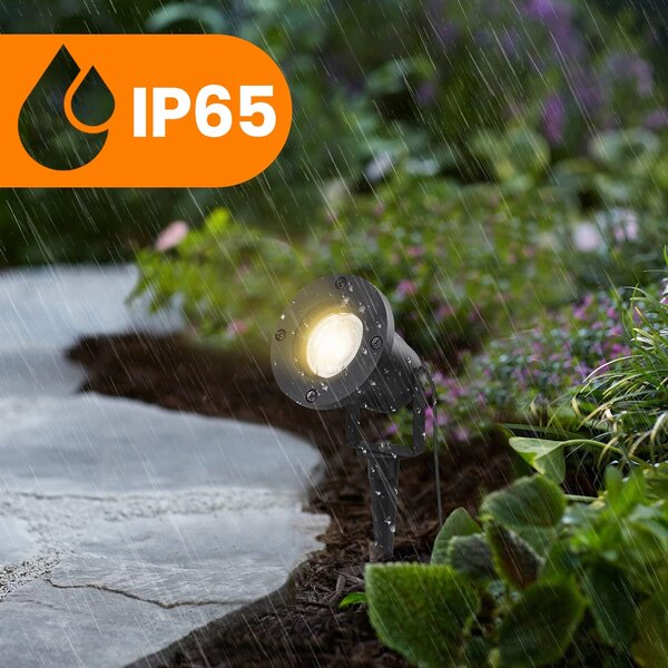 Černé venkovní svítidlo GU10, IP65