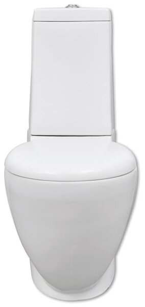 Keramické WC a bidet bílé 270566