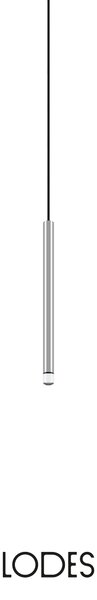 Lodes LED závěsné svítidlo A-Tube Nano S, v.30cm, 1x3W Barva: Champagne, Teplota světla: 2700K - teplá bílá, Barva kabelu: transparentní