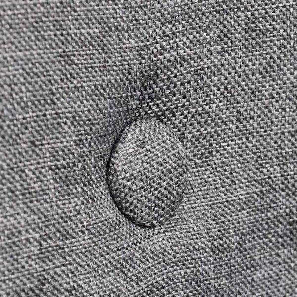 Jídelní židle 6 ks světle šedé textil a masivní dubové dřevo 270573