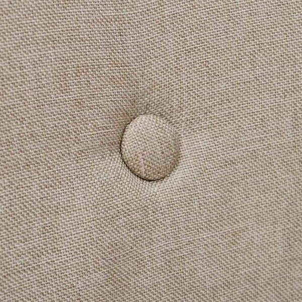 Jídelní židle 4 ks béžové textil a masivní dubové dřevo 270570