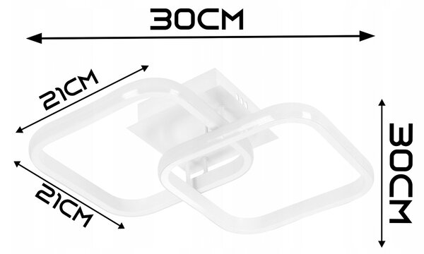 LED stropní svítidlo 28 W