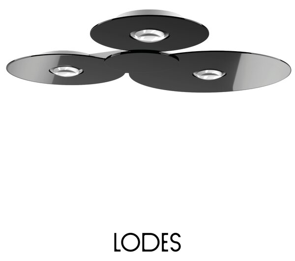 Lodes LED stropní svítidlo Bugia Mega, d. 79,6 cm, 3x15W Barva: Bronz, Teplota světla: 2700K - teplá bílá