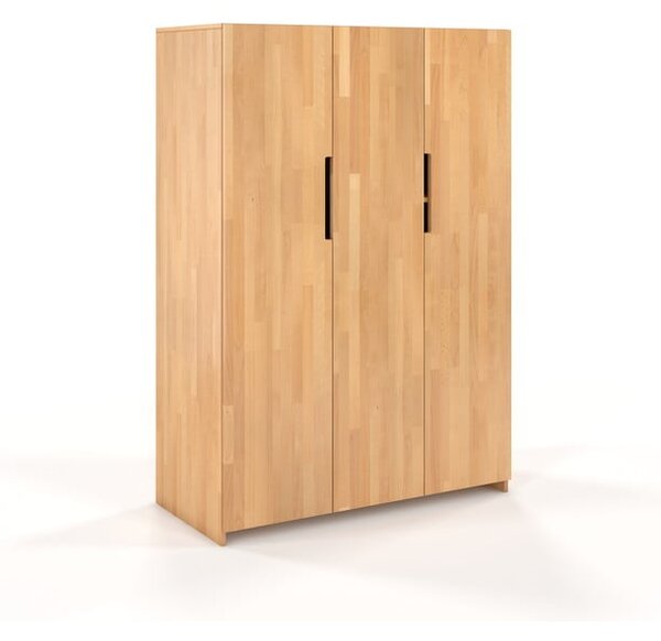 Šatní skříň z bukového dřeva Skandica Bergman, 128 x 180 cm