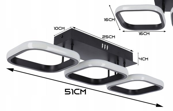 LED stropní svítidlo 30 W – neutrální bílá, IP20