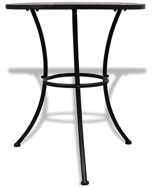 3dílný bistro set mozaikový keramický terakota 271770