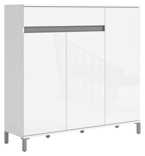 BOTNÍK, bílá, 120/115/34 cm Xora - Online Only šatny & botníky, Online Only
