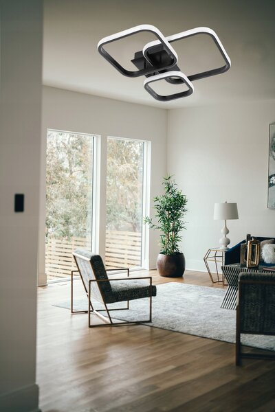 LED stropní svítidlo, 3 režimy barvy světla