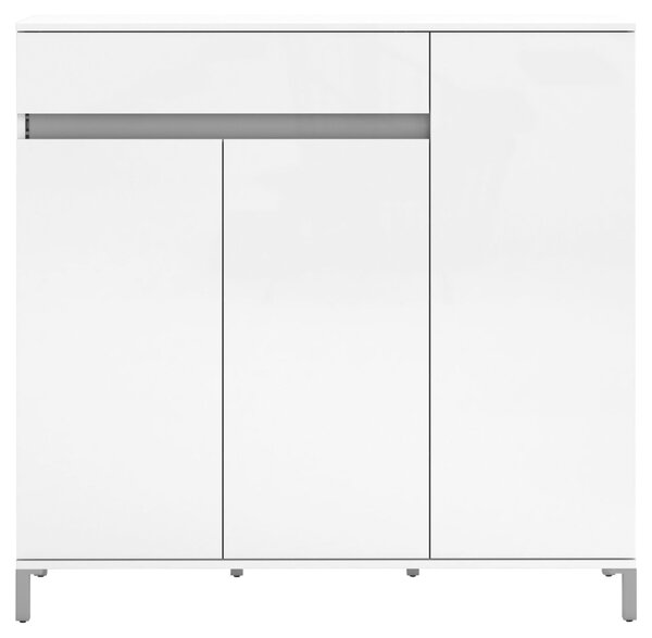 BOTNÍK, bílá, 120/115/34 cm Xora - Online Only šatny & botníky, Online Only