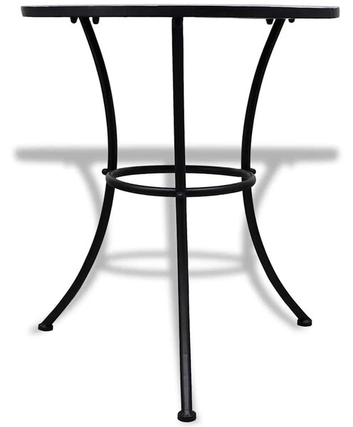 3dílný bistro set mozaikový keramický modro-bílý 271771
