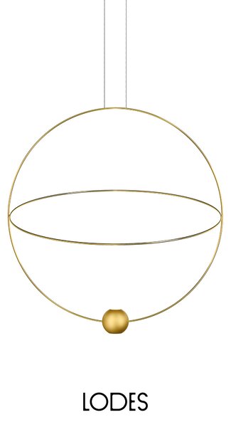 Lodes LED závěsné svítidlo Elara L, 1x9W + 1x18W pr. 80cm Barva: Černá, Teplota světla: 2700K - teplá bílá
