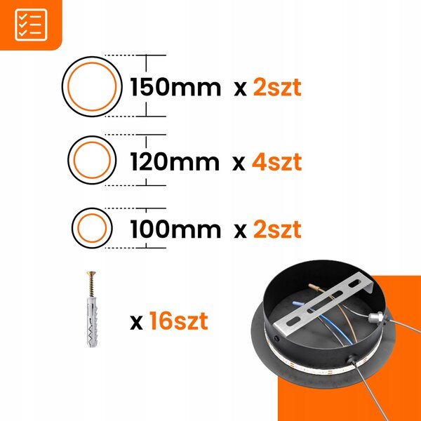 Černé LED nástěnné svítidlo 50 W, 4500 lm, neutrální bílá, IP20