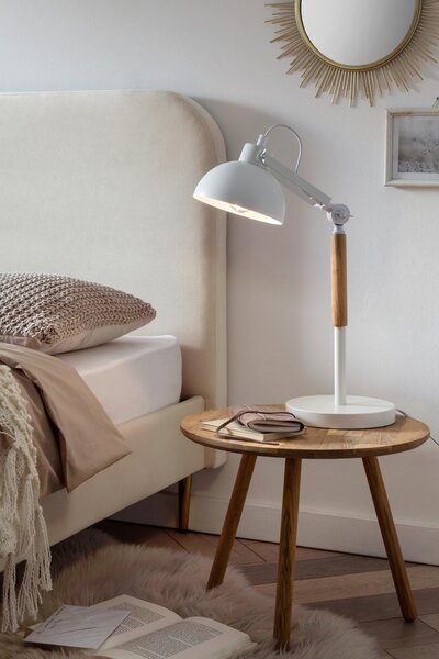 STOLNÍ LAMPA, E27, 18/43/33 cm P & B - Online Only svítidla, Online Only