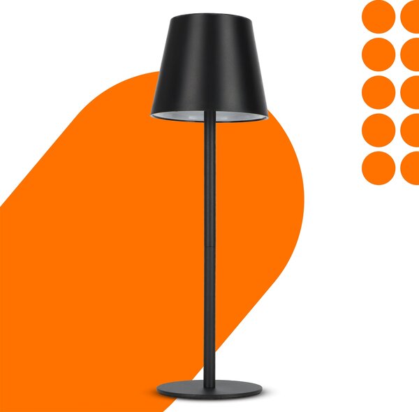 LED stolní lampa, s dotykovým ovládáním, stmívatelná, 3 režimy barvy světla