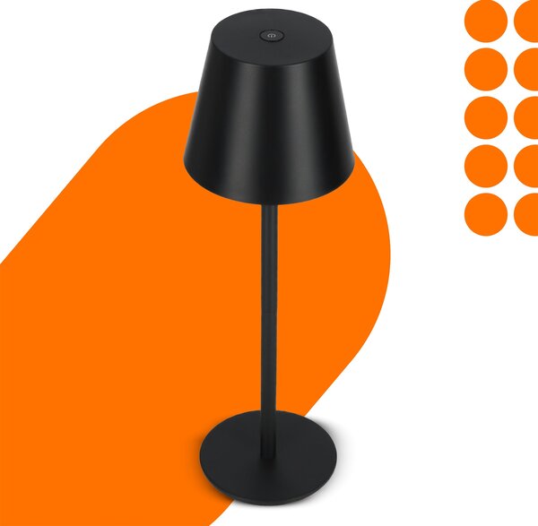 LED stolní lampa, s dotykovým ovládáním, stmívatelná, 3 režimy barvy světla